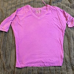 Free People Size Small Purple/Pink T-Shirt